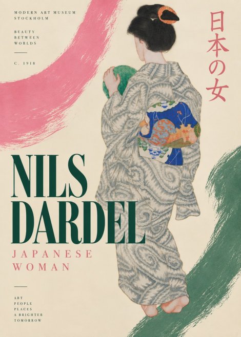 Nils Dardel Japanese Woman No6 - Affiche