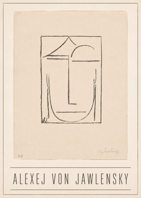 Alexej von Jawlensky Abstract Head No1 - Affiche