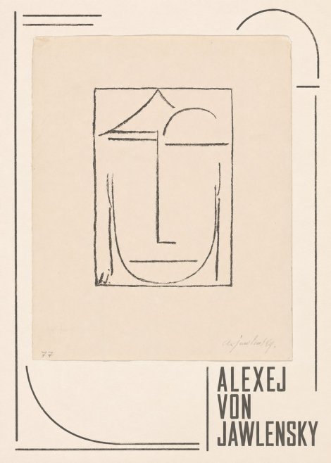 Alexej von Jawlensky Abstract Head No3 - Affiche
