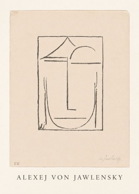 Alexej von Jawlensky Abstract Head No4 - Affiche