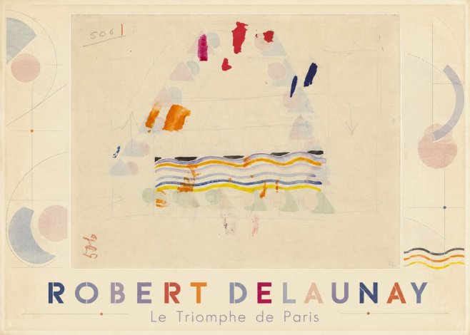 Robert Delaunay Le Triomphe De Paris V No1 - Affiche