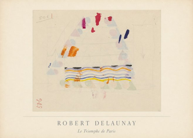 Robert Delaunay Le Triomphe De Paris V No3 - Affiche