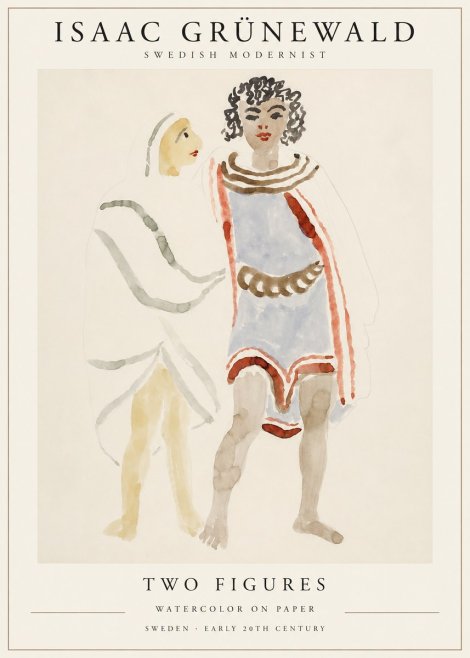 Isaac Grünewald Figures No2 - Affiche
