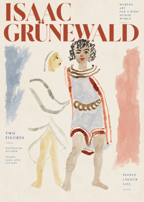 Isaac Grünewald Figures No4 - Affiche