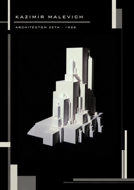 Kazimir Malevich Architecton Zeta No4 - Affiche