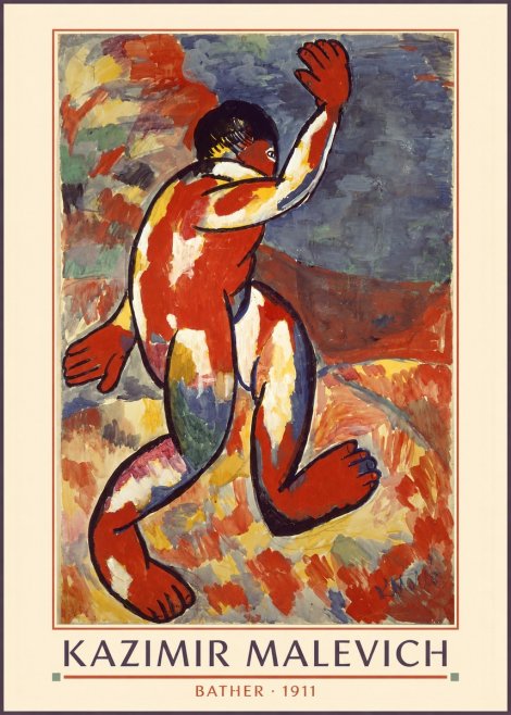 Kazimir Malevich Bather - 1911 No5 - Affiche
