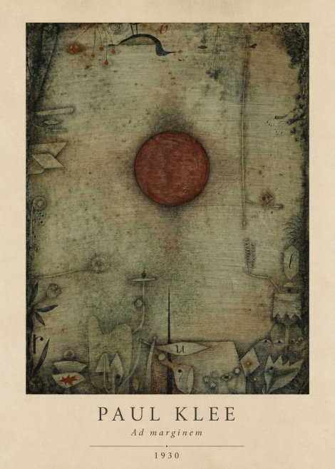 Paul Klee Ad Marginem No5 - Affiche