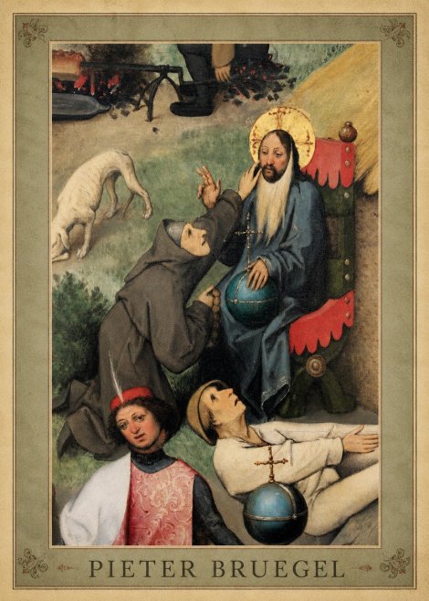 Pieter Bruegel The Adoration of the Magi - Detail No3 - Affiche