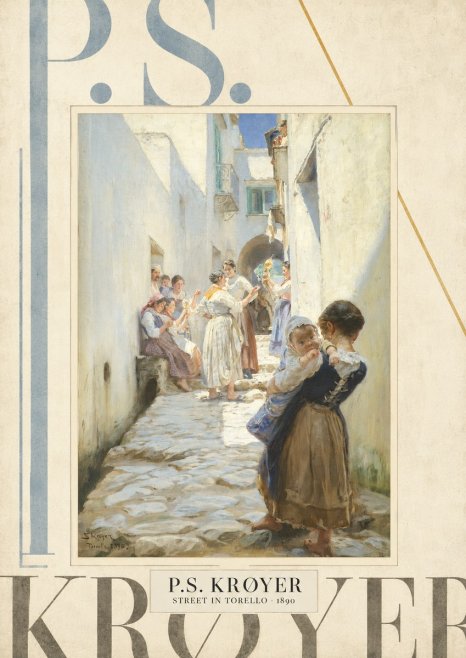P.S. Krøyer Street in Torello No5 - Affiche