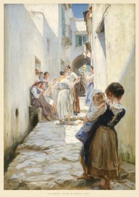 P.S. Krøyer Street in Torello No6 - Affiche
