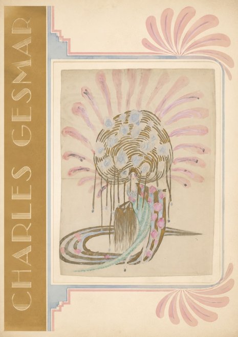 Charles Gesmar Woman with Headdress No2 - Affiche