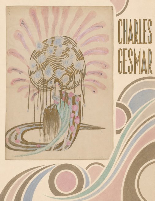 Charles Gesmar Woman with Headdress No4 - Affiche