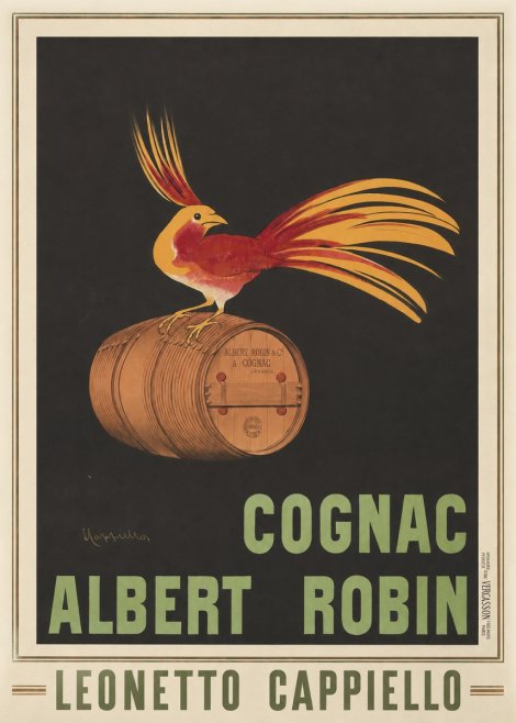 Leonetto Cappiello Cognac Albert Robin No1 - Affiche