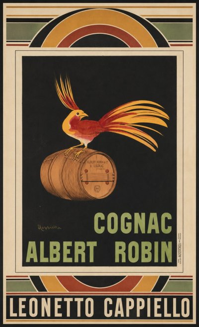 Leonetto Cappiello Cognac Albert Robin No4 - Affiche