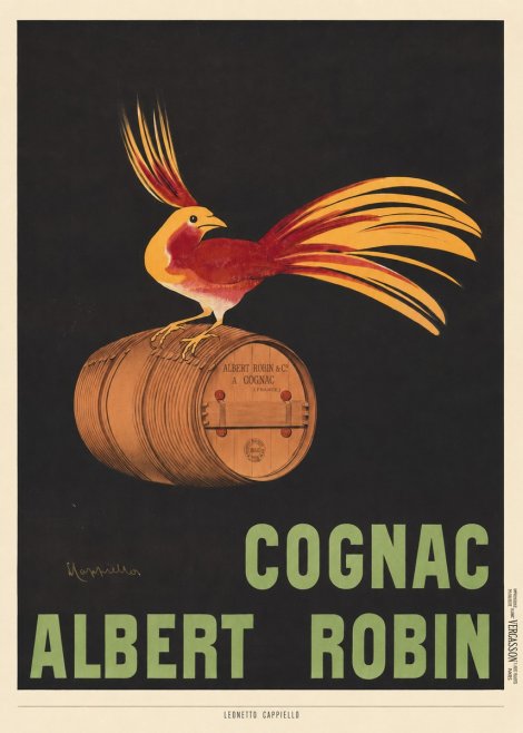 Leonetto Cappiello Cognac Albert Robin No6 - Affiche