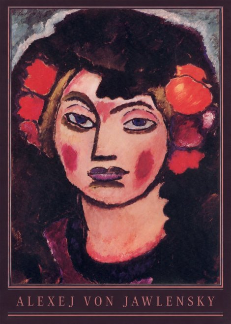 Alexej von Jawlensky Portrait of a Woman No3 - Affiche