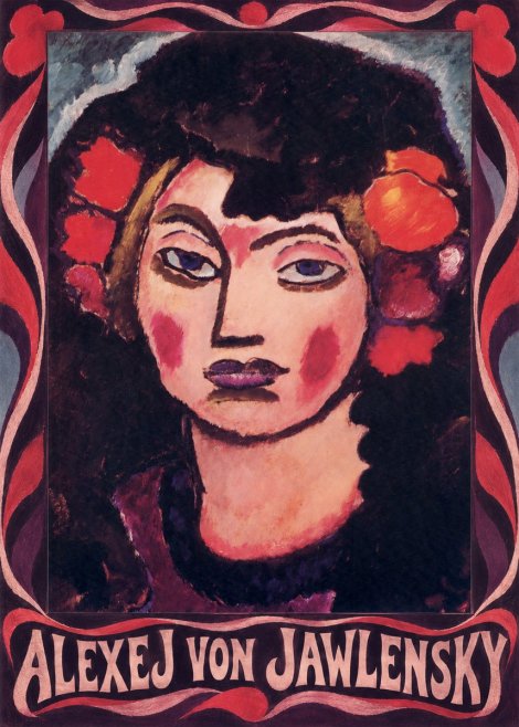 Alexej von Jawlensky Portrait of a Woman No6 - Affiche
