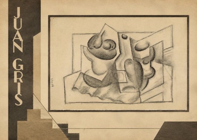 Juan Gris Nature Morte (Bouteille Et Fruit) No2 - Affiche