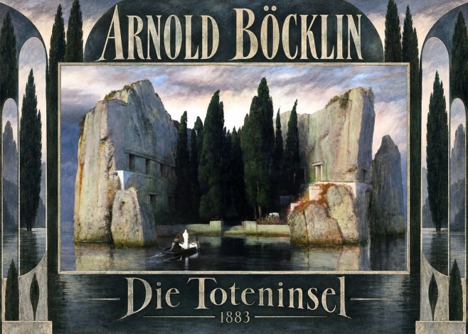 Arnold Böcklin Die Toteninsel VII No5 - Affiche