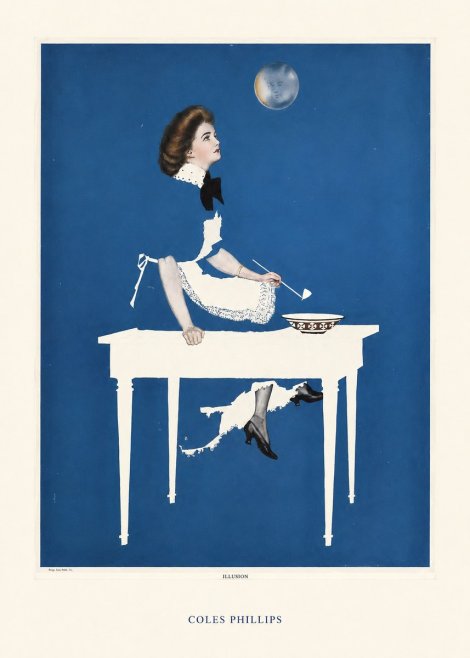 Coles Phillips Illusion No6 - Affiche