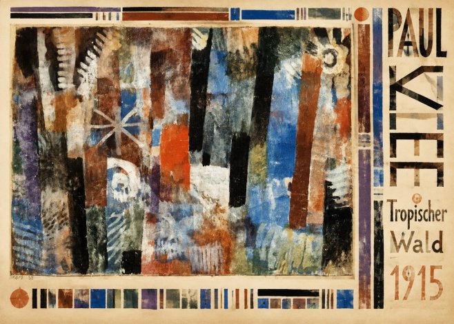Paul Klee Tropischer Wald No5 - Affiche
