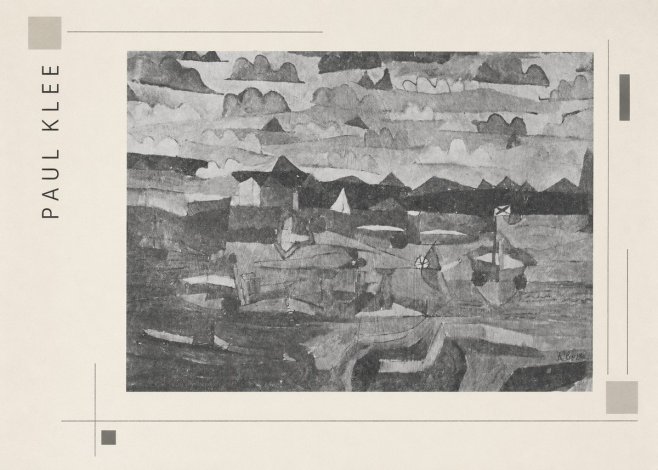 Paul Klee Coastal Landscape No5 - Affiche