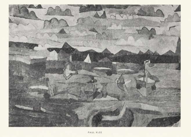 Paul Klee Coastal Landscape No6 - Affiche