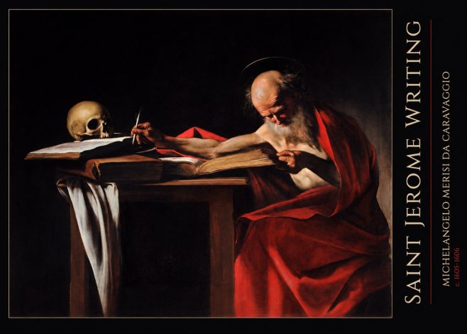 Michelangelo Merisi da Caravaggio Saint Jerome Writing IV No5 - Affiche
