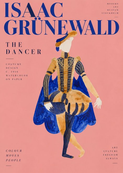 Isaac Grünewald Costume Design XV No4 - Affiche