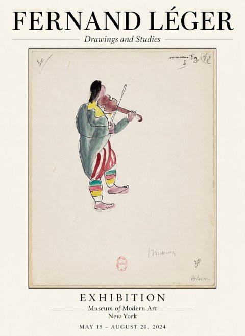 Fernand Léger Musicien No1 - Affiche