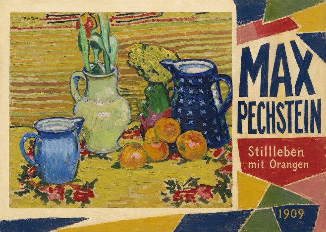 Max Pechstein Stillleben Mit Orangen No3 - Affiche