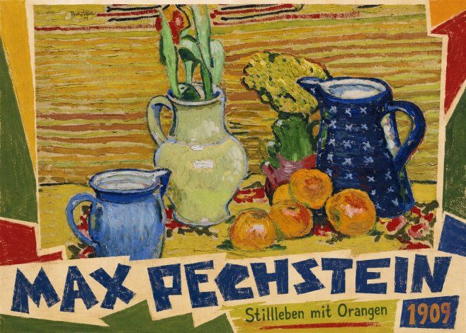 Max Pechstein Stillleben Mit Orangen No5 - Affiche