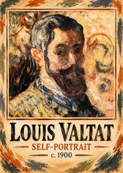 Louis Valtat Self-portrait No1 - Affiche