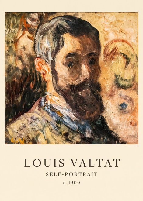 Louis Valtat Self-portrait No6 - Affiche