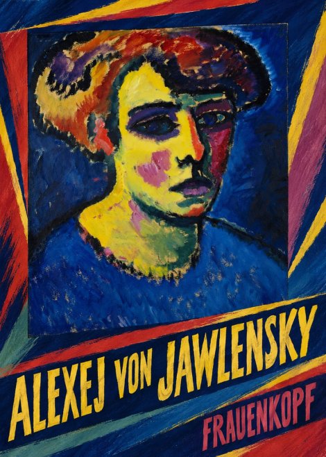 Alexej von Jawlensky Frauenkopf No4 - Affiche