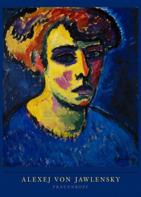 Alexej von Jawlensky Frauenkopf No6 - Affiche