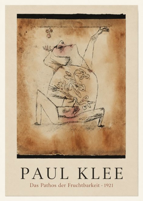 Paul Klee Das Pathos Der Fruchtbarkeit No3 - Affiche