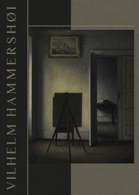 Vilhelm Hammershøi Interior with the Artist's Easel III No4 - Affiche