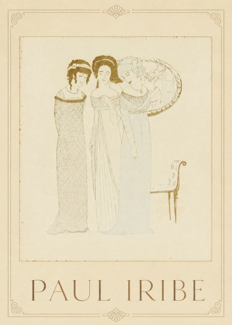 Paul Iribe Elegant Figures No1 - Affiche