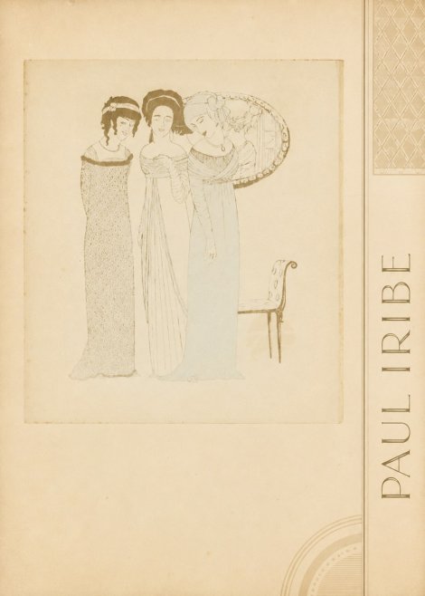 Paul Iribe Elegant Figures No2 - Affiche