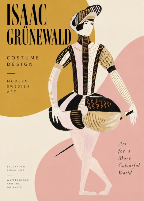 Isaac Grünewald Costume Study VI No2 - Affiche