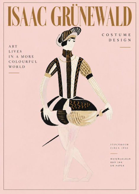 Isaac Grünewald Costume Study VI No6 - Affiche