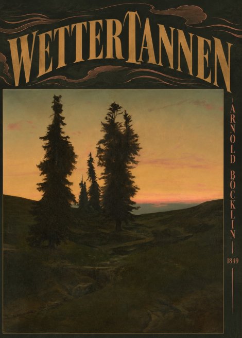 Arnold Böcklin Wettertannen No6 - Affiche