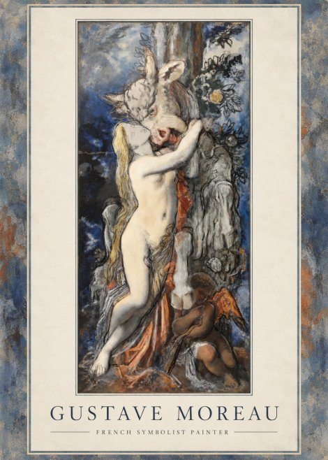 Gustave Moreau Europe and the Bull No1 - Affiche
