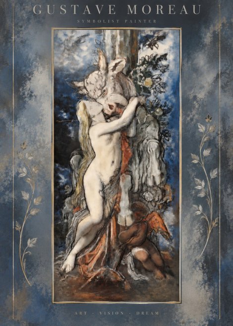 Gustave Moreau Europe and the Bull No5 - Affiche