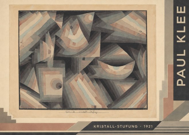 Paul Klee Kristall-stufung II No2 - Affiche