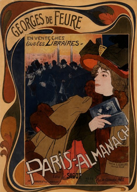 Georges de Feure Paris-almanach IV No2 - Affiche