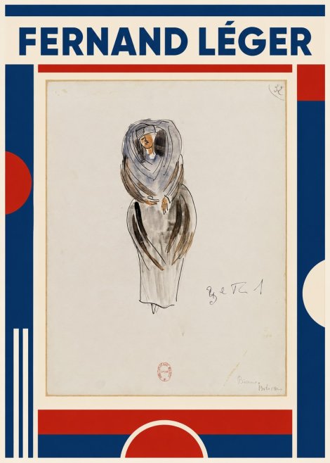 Fernand Léger Costume Design III No1 - Affiche