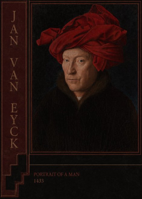 Jan van Eyck Portrait of a Man IV No2 - Affiche