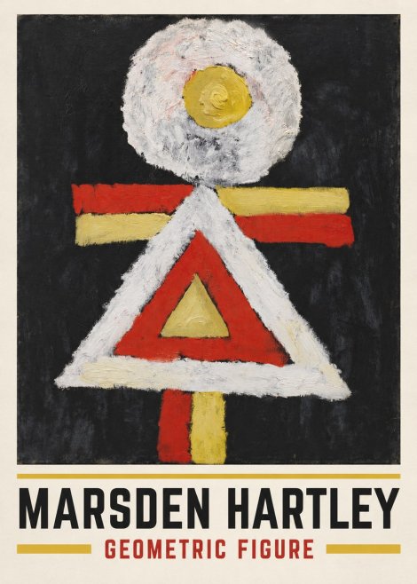 Marsden Hartley Geometric Figure No3 - Affiche